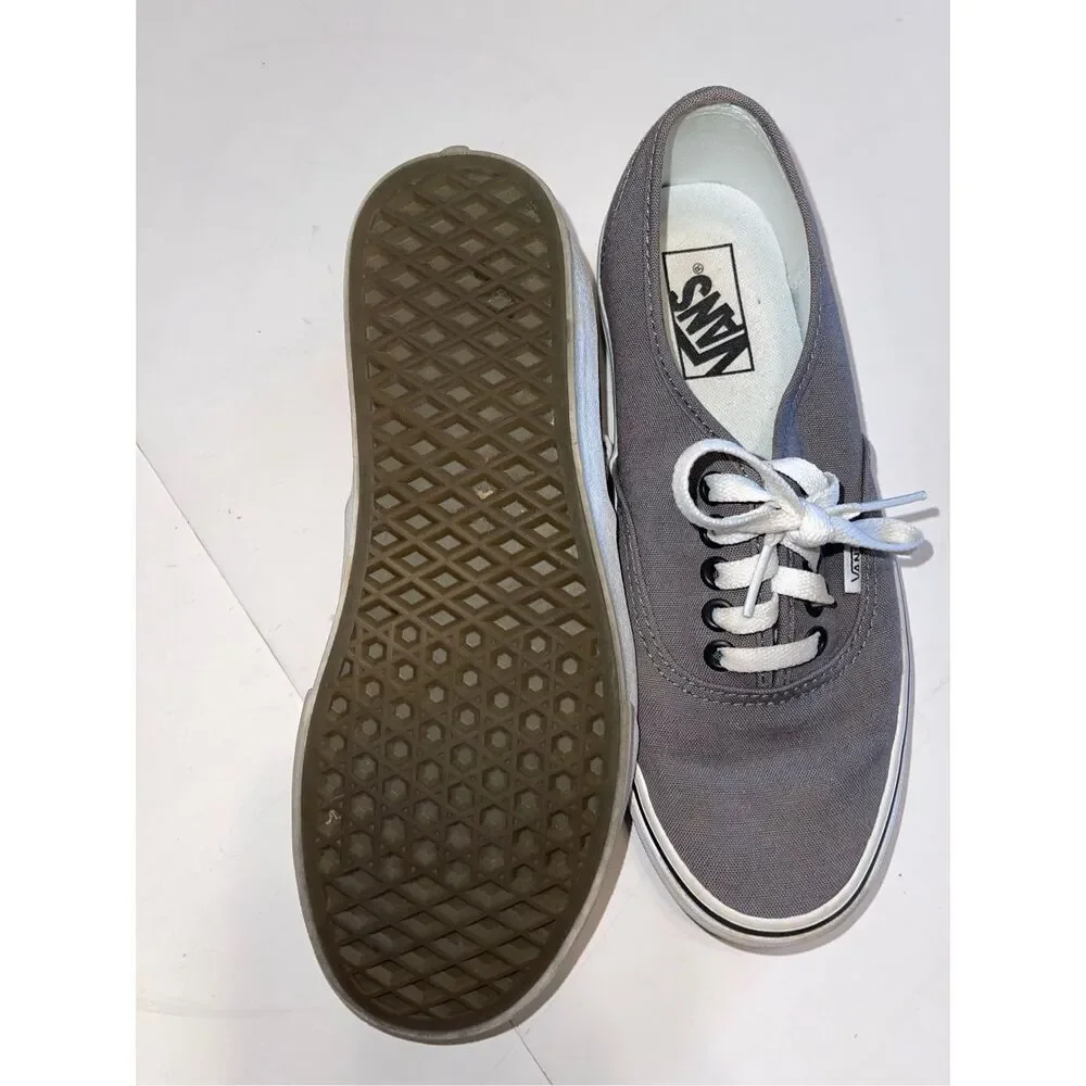 Vans Shoes Mens 86.5 Womens 8 Off The Wall Casual Lace Up Sneakers‎ 721356 Grey